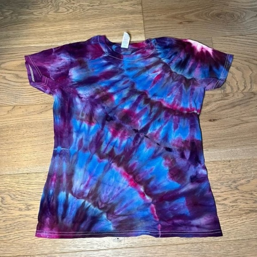 Handmade Mirrored Tie-Dye Shirt Size Small